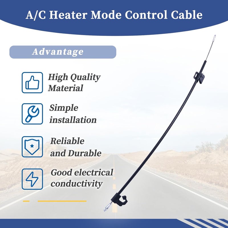 Getfarway 68004203AA A/C Heater Mode Control Cable Compatible with Jeep Wrangler 2007 2008 2009 2010 Replace 68004203AB - Image 5